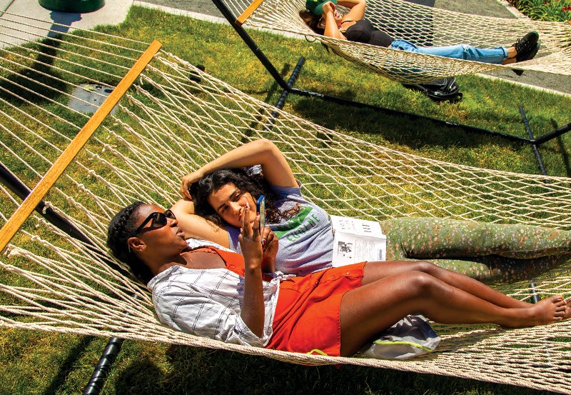 Summer on campus Summer on campus